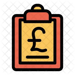 Pound Clipboard  Icon