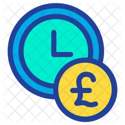 Pound Clock  Icon
