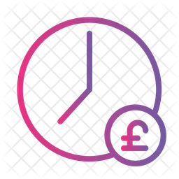 Pound Clock  Icon