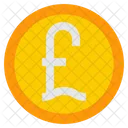 Pound Coin Cash Money Icon