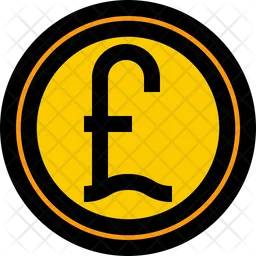 Pound Coin  Icon