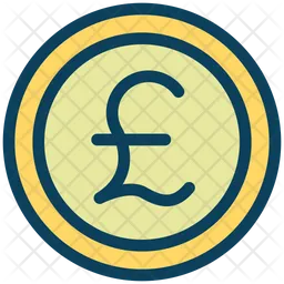 Pound Coin  Icon