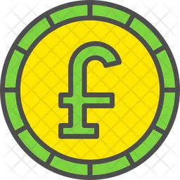 Pound Coin  Icon