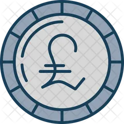 Pound Coin  Icon