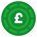 Pound Coin Poundsterling Coin Icon