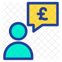 Pound Conversation  Icon