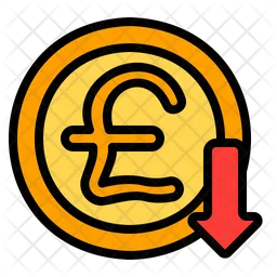 Pound Decrease  Icon