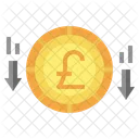 Pound Decrease  Icon