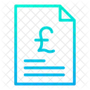 Pound Document  Icon