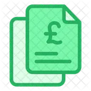 Pound Finance Document Papers Icon