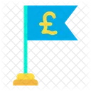 Pound Flag  Icon