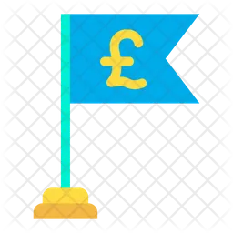 Pound Flag  Icon