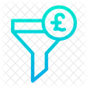 Funnel Pound Filter Icon