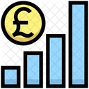 Pound Graph Earning Graph Money Icon