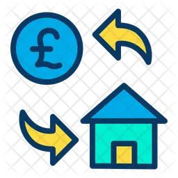 Pound Home Cost  Icon