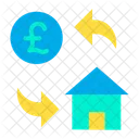 Pound Home Cost  Icon