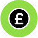 Pounds Coin Streamline Kameleon Icon