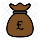 Pound money bag  Icon