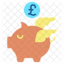 Minvestment Plan Pound Savings Piggy Bank Icon