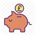 Mpiggy Bank Pound Pound Savings Savings Icon
