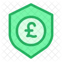 Pound Shield Secure Money Icon