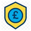 Pound Shield Secure Money Icon