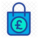 Pound Shopping  Bag  Icon