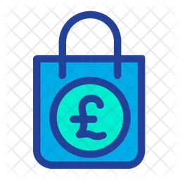 Pound Shopping  Bag  Icon