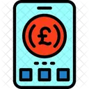 Pound Sign Currency Gbp Icono