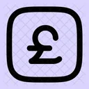 Pound Square Icon