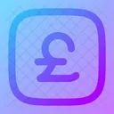 Pound Square Icon