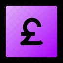 Pound Square Icon