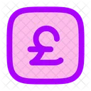 Pound Square Icon