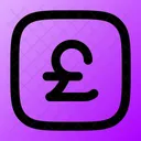 Pound Square Icon