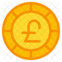 Pound Sterling Coin Currency Icon