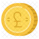Pound Sterling Cash Coin Icône