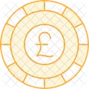 Pound Sterling Money Currency Icono