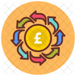 Pound Transfer  Icon