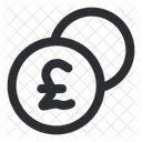 Poundsterling Coin Icon