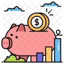 Financas Dinheiro Riqueza Ícone
