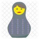 Femme Jouet Matreshka Icône