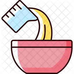 Pour cooking ingredient  Icon