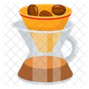 Pour Over Coffee Maker Icon
