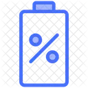Pourcentage de batterie  Icône