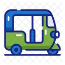 Pousse Pousse Automatique Transport Vehicule Icône