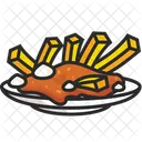 Poutine Sad Snoring Icon