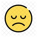 Pouting Grim Sad Icône