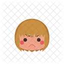 Girl Emoji Angry Icon