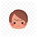 Girl Emoji Angry Icon