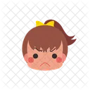 Girl Emoji Angry Icon